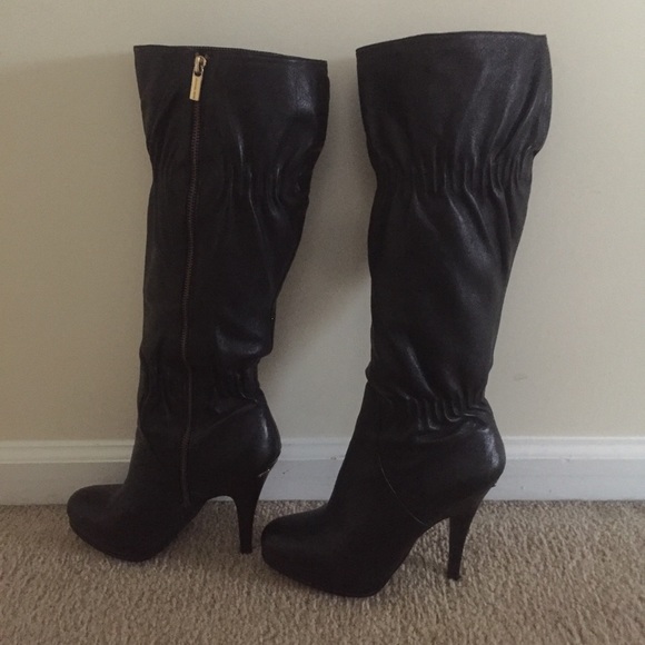 Designer Michael Kors knee high platform boots - Picture 1 of 5